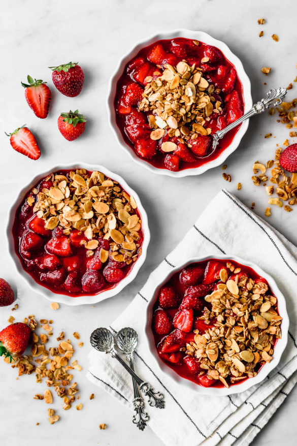 crisp de fresas