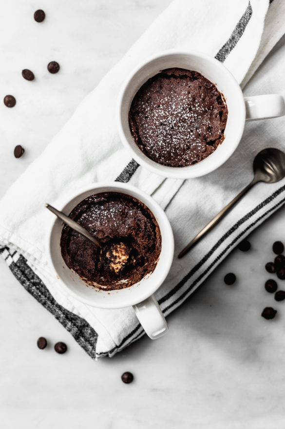 mug cake de chocolate