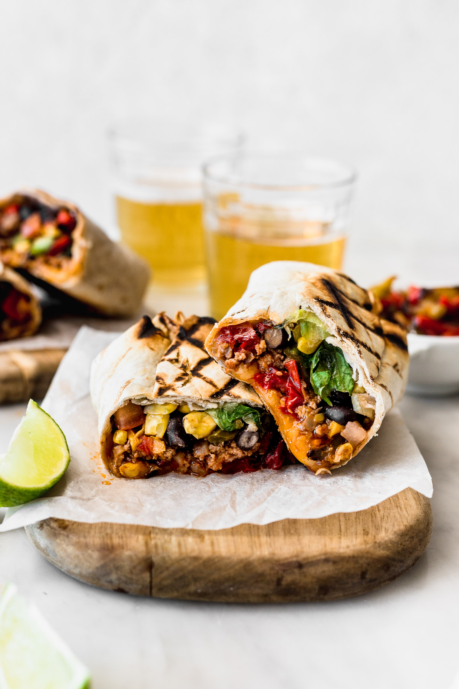 burritos de carne