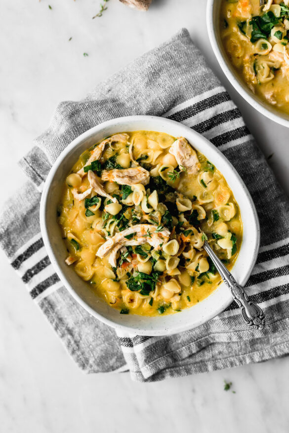 sopa de pavo