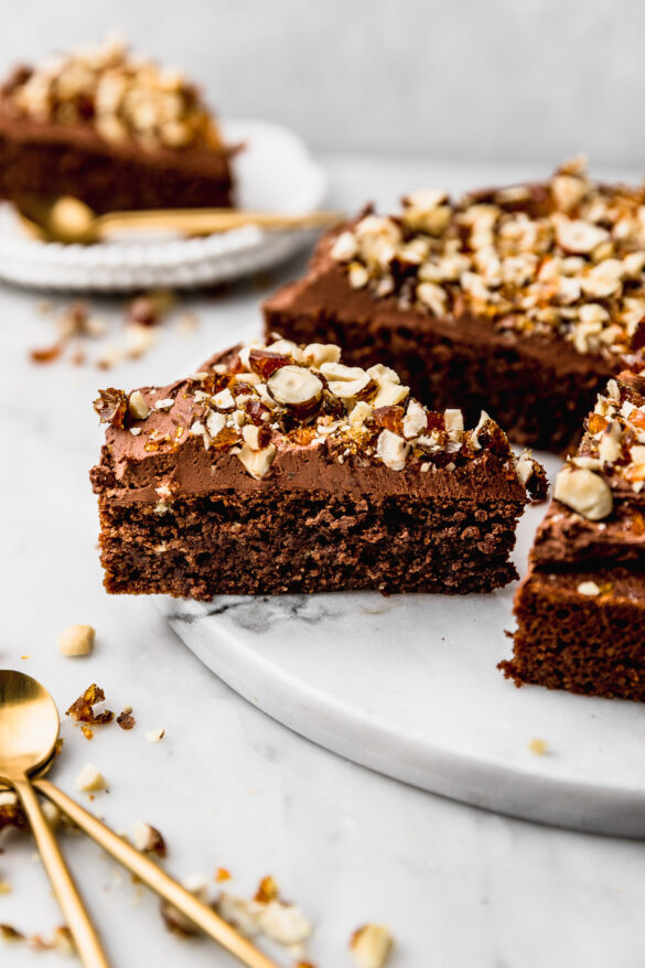 torta de almendras y chocolate