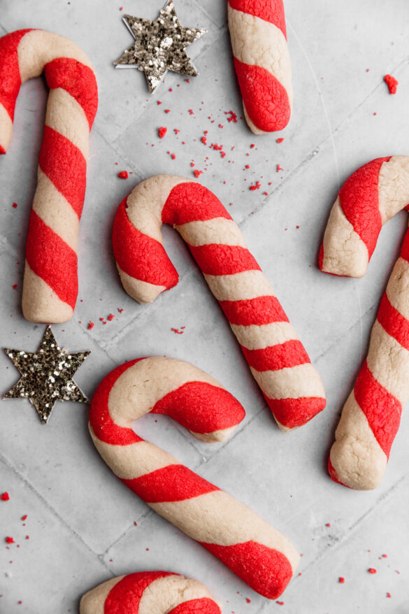 Galletas de bastones de navidad Cravings Journal