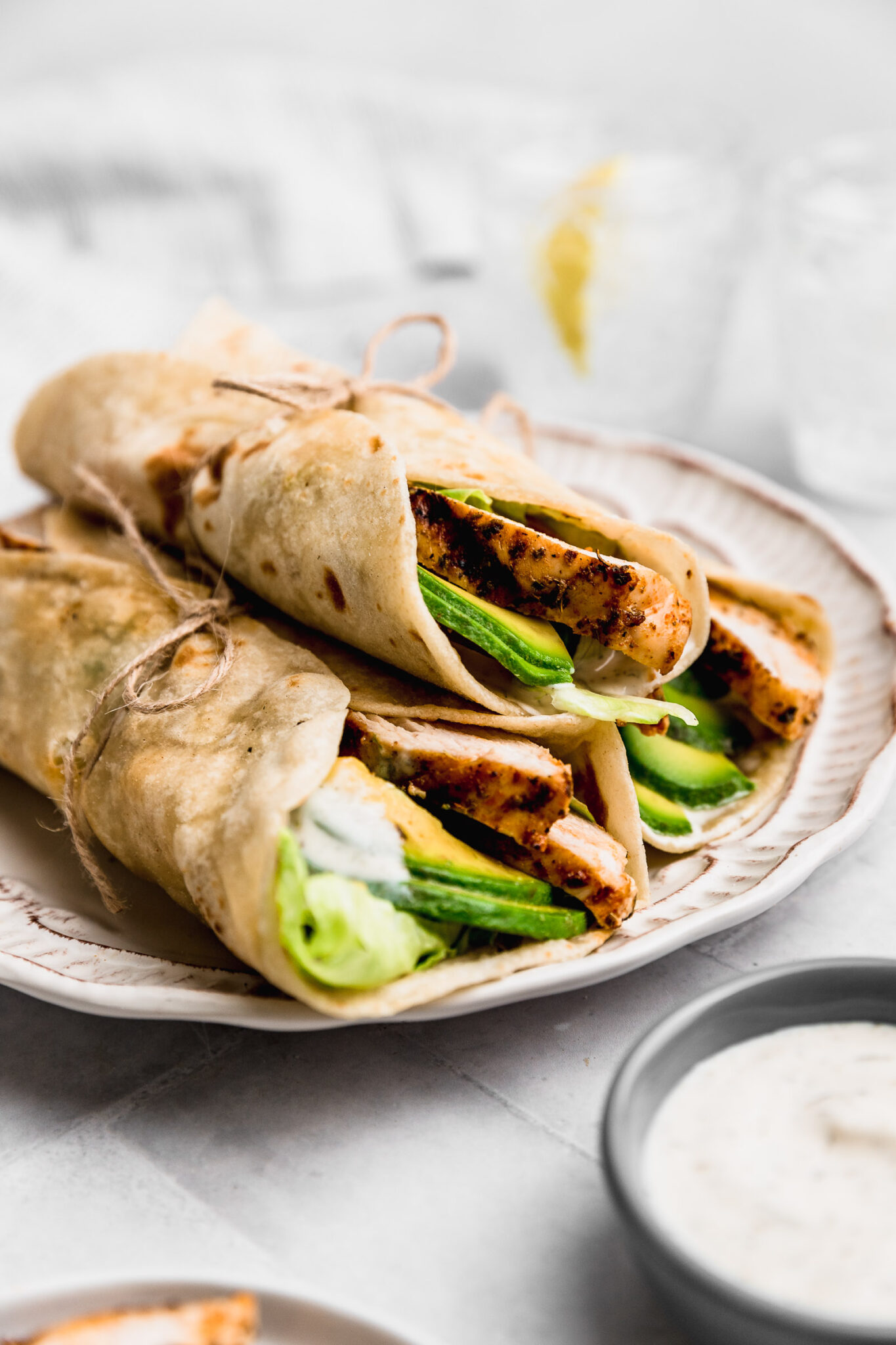 Wrap de pollo a la plancha Cravings Journal