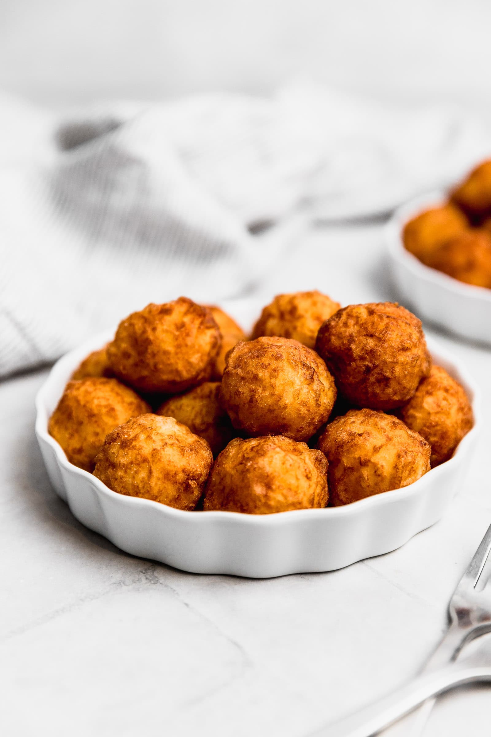 Papas duquesas fritas (chilenas)