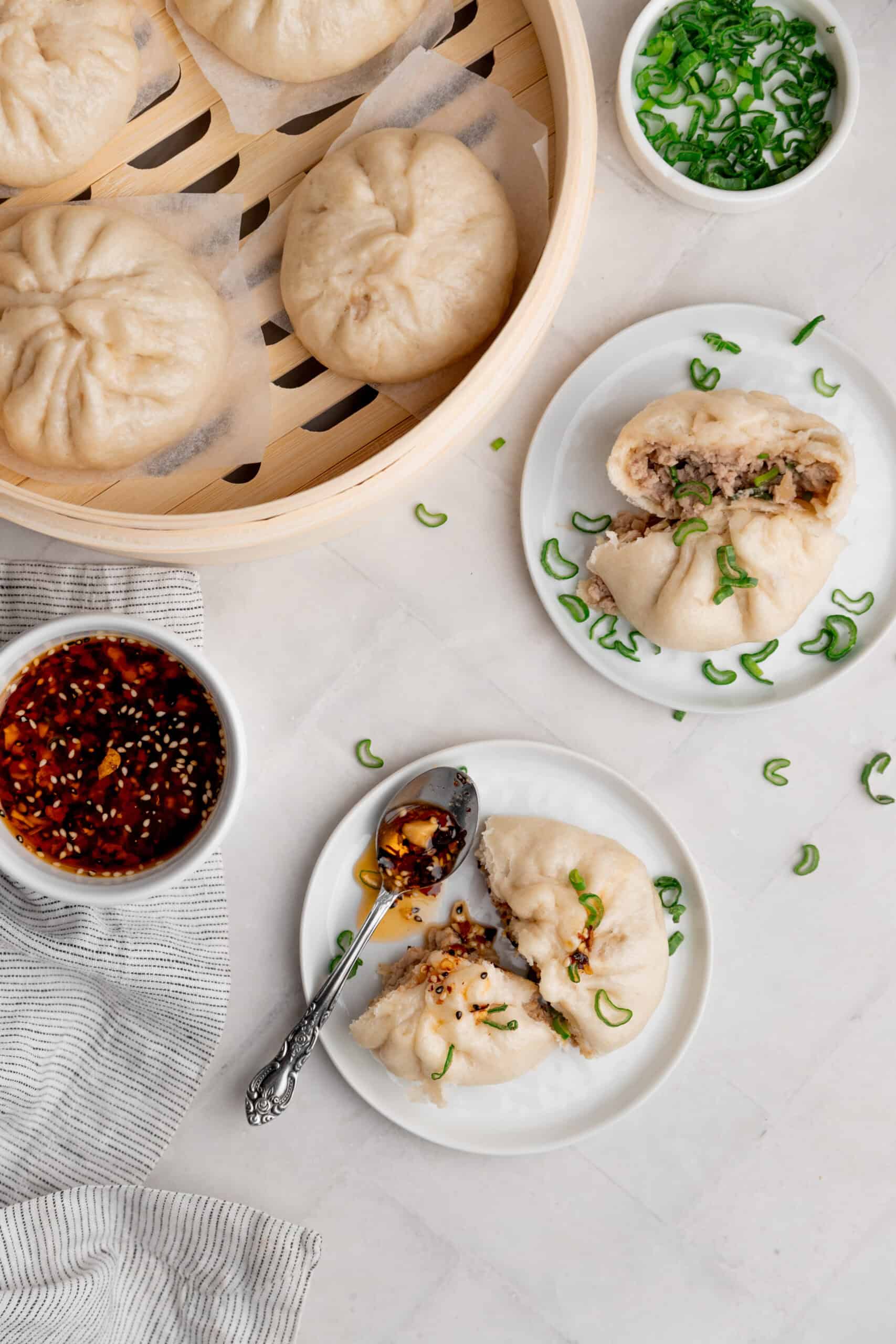 Baos rellenos Chinos (Baozi)