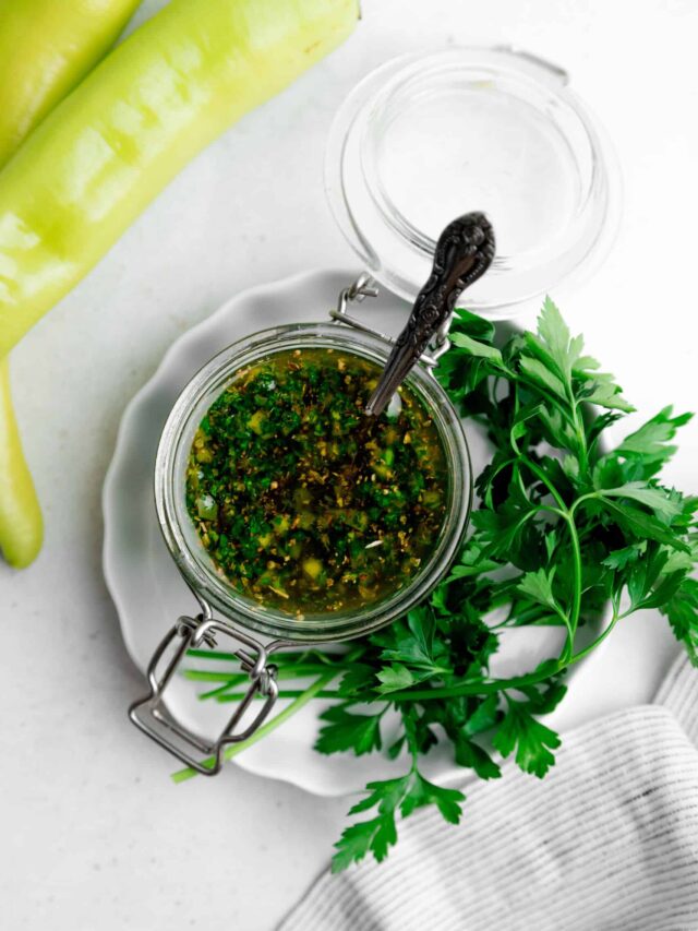 Chimichurri dengan cabai hijau