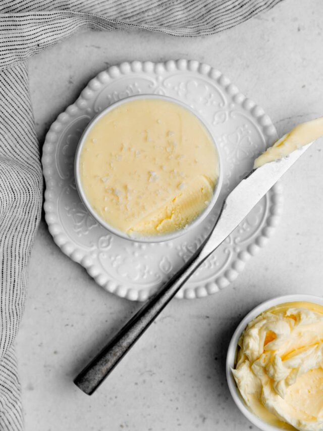 Cómo preparar mantequilla casera