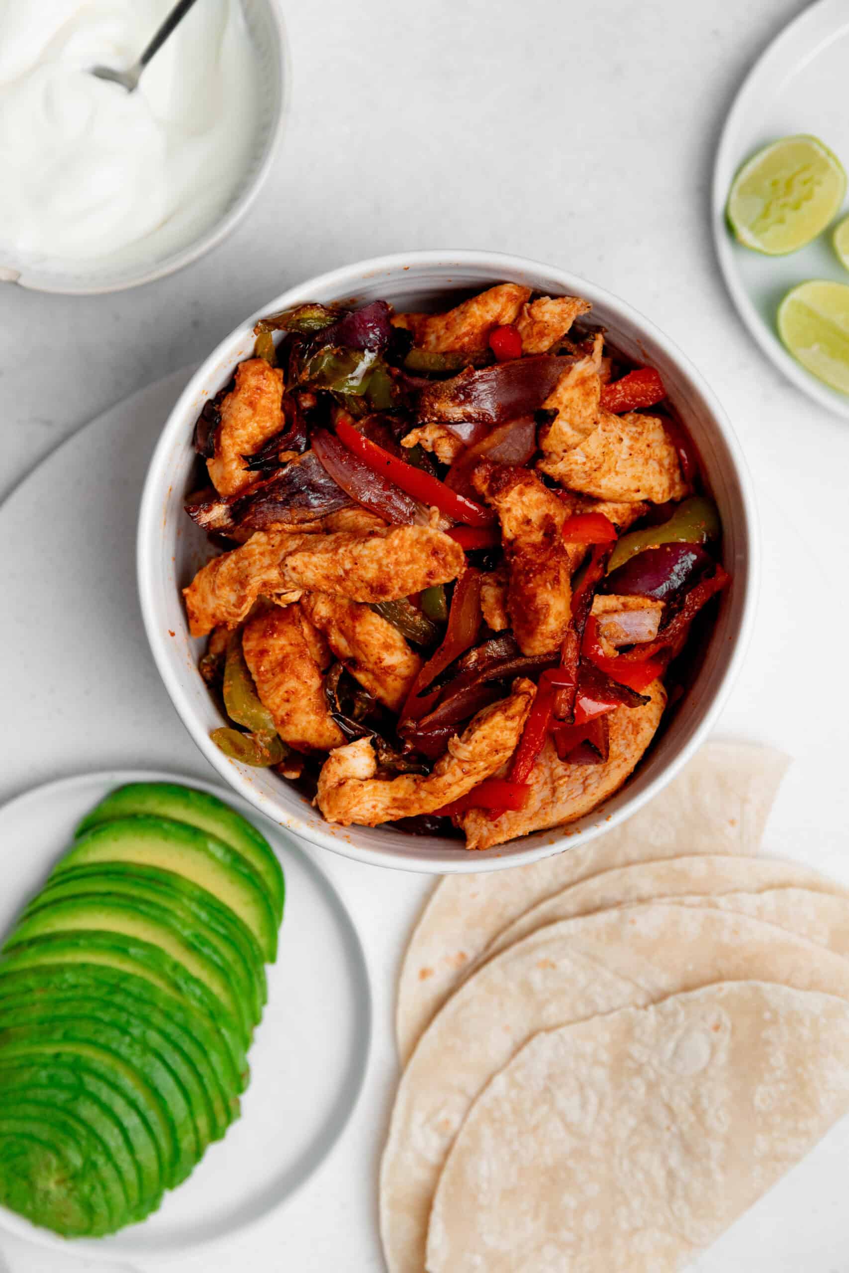 Fajitas en freidora de aire (airfryer)