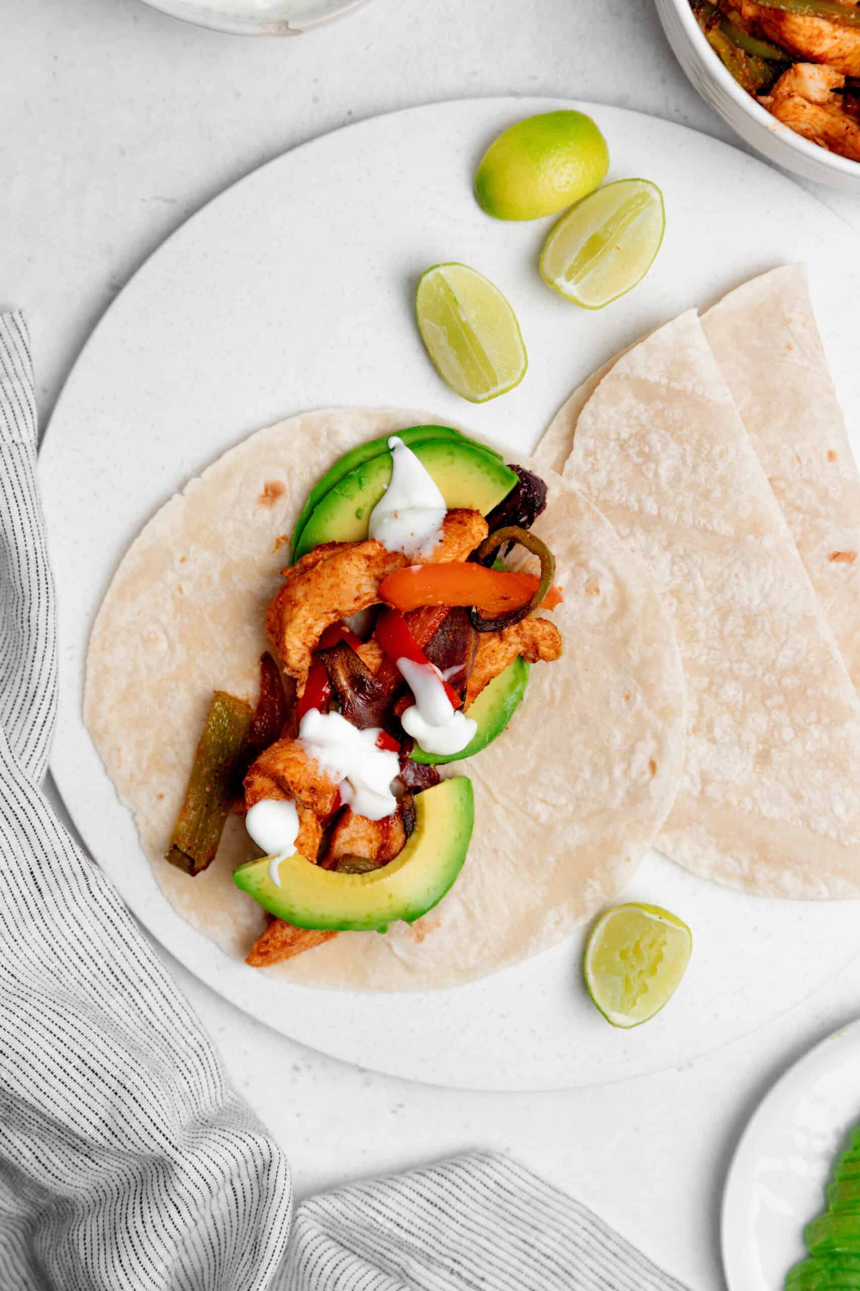 Fajitas en freidora de aire (airfryer)