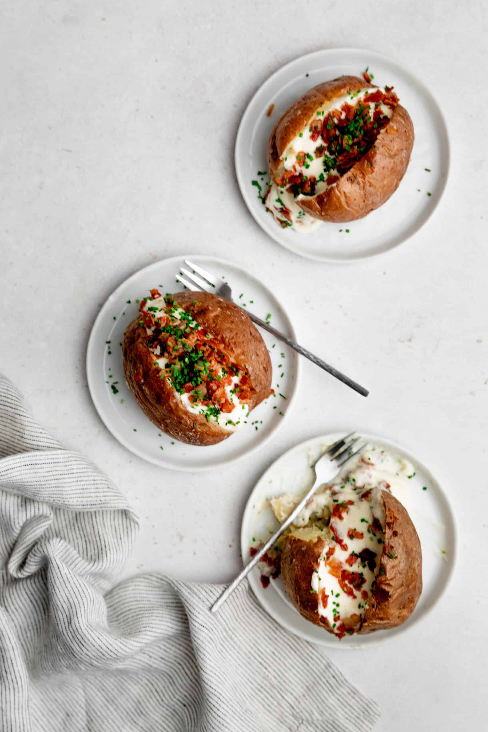Papas al horno enteras perfectas (papas asadas)