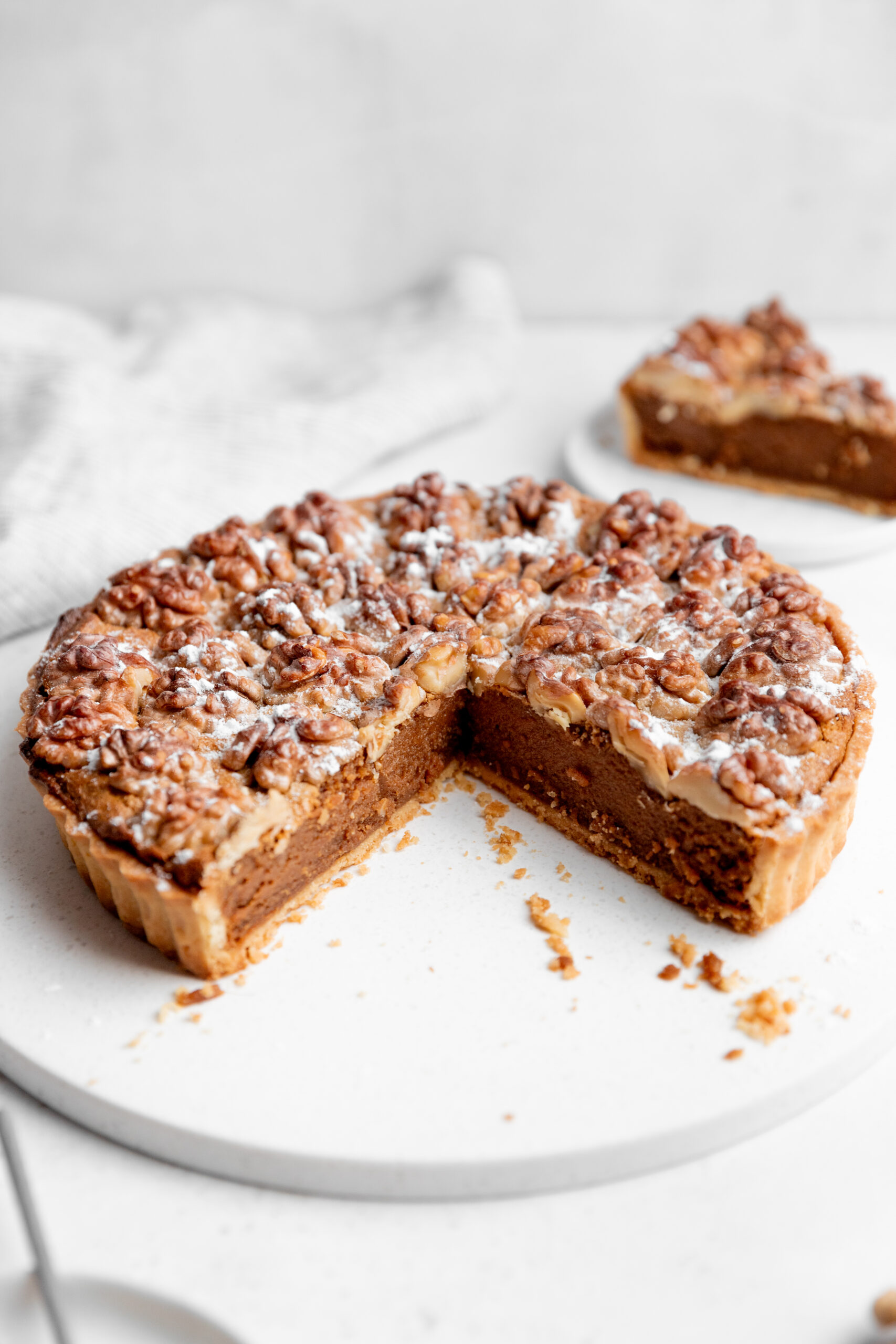 Tarta de nuez (kuchen de nuez) casero