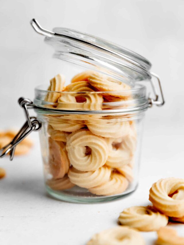 Galletas de mantequilla mangueadas