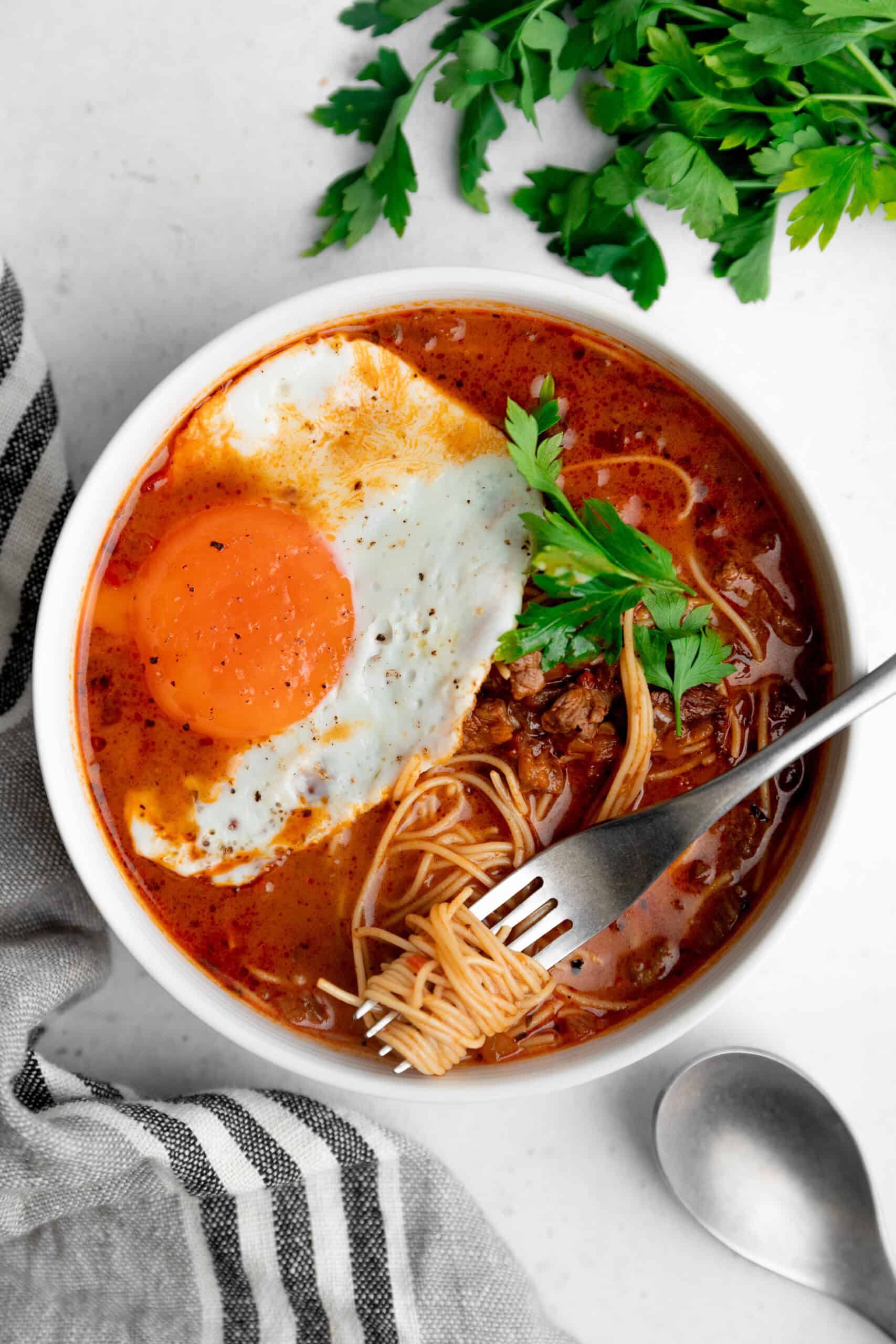 Sopa criolla peruana, deliciosa y fácil