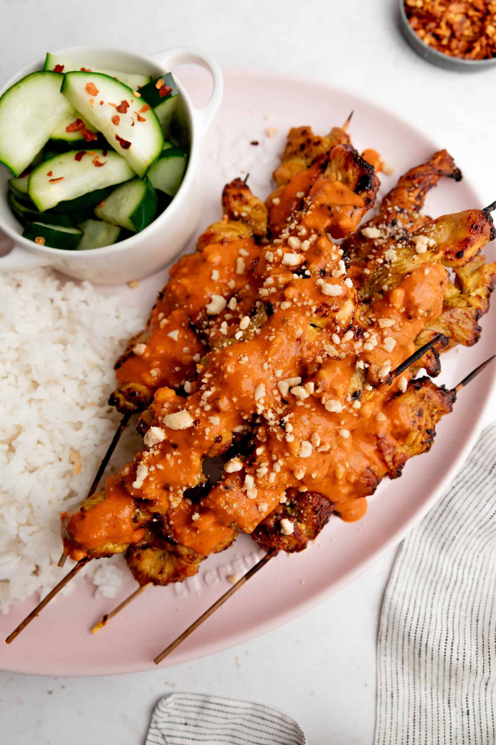 satay de pollo